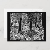 Vancouver Art Briefkaart Vancouver Totem Pole Kaar (Voorkant / Achterkant)