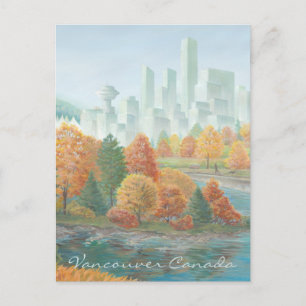 Vancouver Art Briefkaart Vancouver Totem Pole Pain