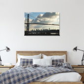 Vancouver Art Print Lions Gate Cityscape Canvas (Insitu (Slaapkamer))