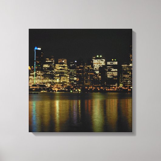 Vancouver Art Print Vancouver Cityscape Canvas (Voorkant)