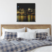 Vancouver Art Print Vancouver Cityscape Canvas (Insitu (Slaapkamer))