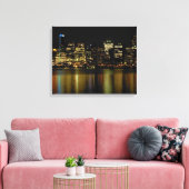 Vancouver Art Print Vancouver Cityscape Canvas (Insitu (Woonkamer))