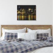 Vancouver Art Print Vancouver Cityscape Canvas (Insitu (Slaapkamer))