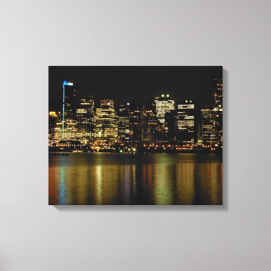 Vancouver Art Print Vancouver Cityscape Canvas (Voorkant)