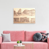 Vancouver Art Print Vancouver Gastown Art Canvas (Insitu (Woonkamer))