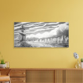 Vancouver Art-Prints Vancouver-Prints Canvas Afdruk (Insitu (Woonkamer))