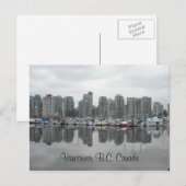 Vancouver, B.C. Canada Briefkaart (Voorkant / Achterkant)