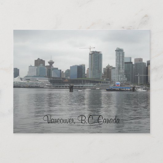 Vancouver, B.C. Canada Briefkaart (Voorkant)
