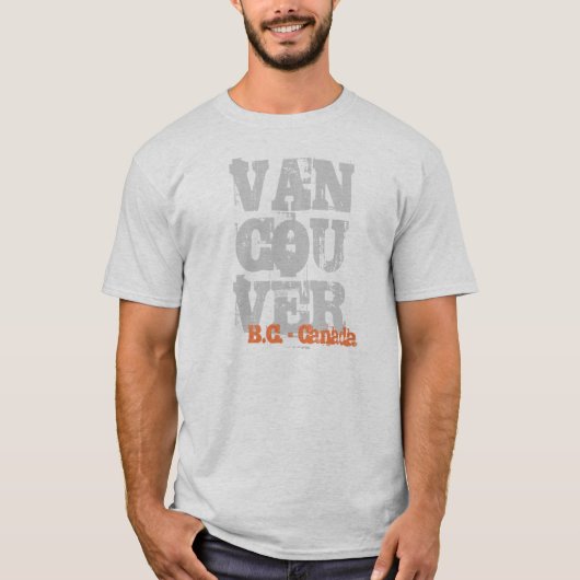 Vancouver B.C. Canada T-shirt (Voorkant)