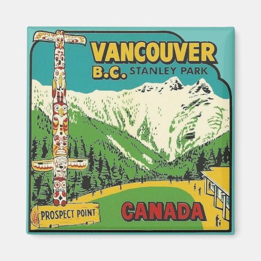 Vancouver B.C. Magnet (Voorkant)