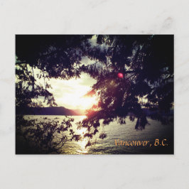 Vancouver, B.C. Sunset Briefkaart