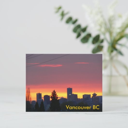 Vancouver BC Briefkaart (Staand voorkant)