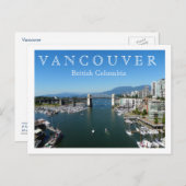 Vancouver, BC Briefkaart (Voorkant / Achterkant)
