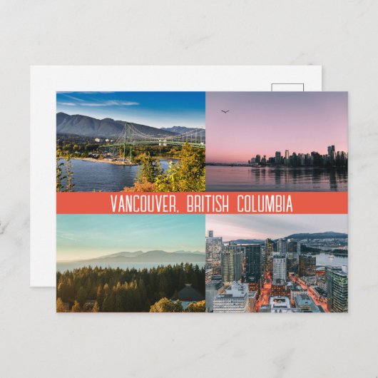 Vancouver, BC Briefkaart (Voorkant / Achterkant)