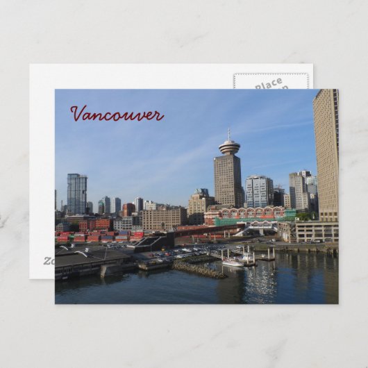 Vancouver, BC Briefkaart (Voorkant / Achterkant)