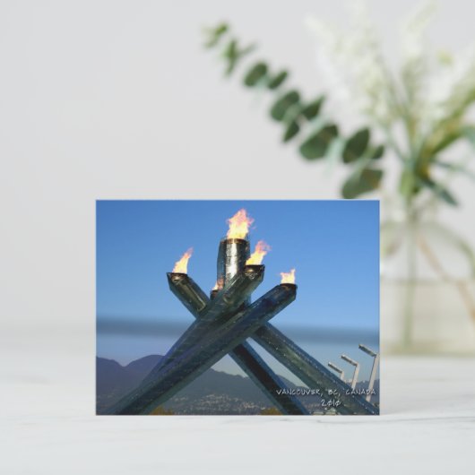 Vancouver BC Canada 2010 Briefkaart (Staand voorkant)