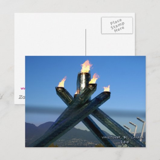 Vancouver BC Canada 2010 Briefkaart (Voorkant / Achterkant)
