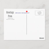 Vancouver BC Canada Briefkaart (Achterkant)