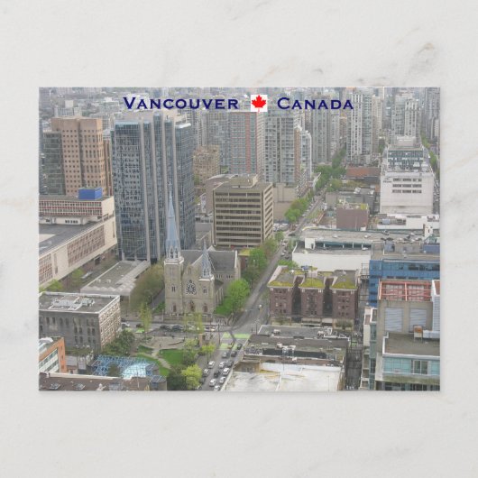 Vancouver BC Canada Briefkaart (Voorkant)