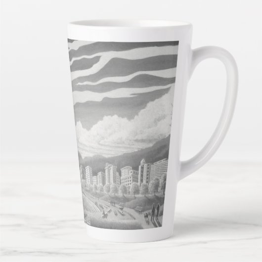 Vancouver BC Canada Coffee Cups Mokken en bril (Rechts)