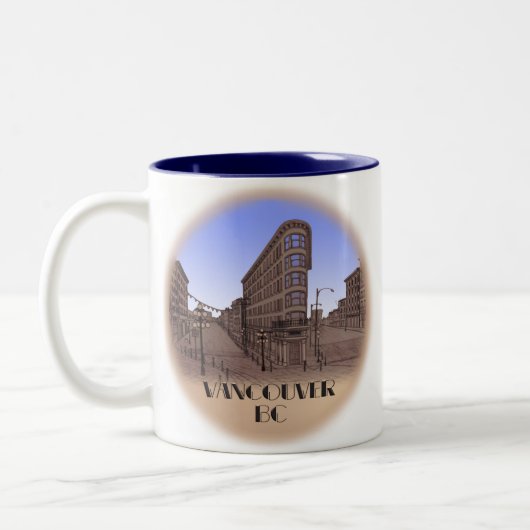 Vancouver BC Canada Coffee Cups Mokken en bril (Links)