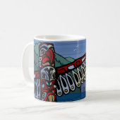Vancouver BC Canada Coffee Cups Mokken en bril (Voorkant links)