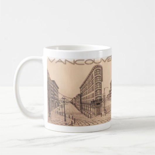 Vancouver BC Canada Coffee Cups Mokken en bril (Links)