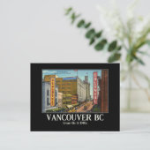 Vancouver BC Canada Granville St 1940 Briefkaart (Staand voorkant)