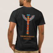 Vancouver (BC) Canada - Kortstaart T-shirt (Achterkant)