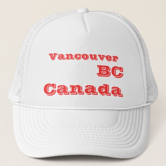 Vancouver BC Canada Trucker Pet (Voorkant)
