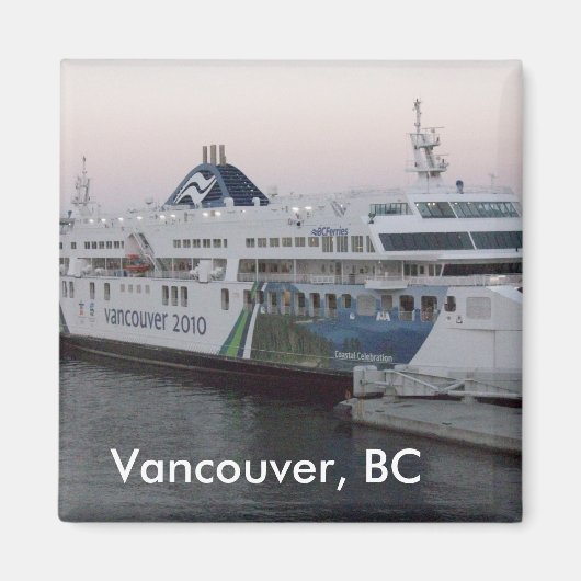 Vancouver, BC ferry koelkast magneet (Voorkant)