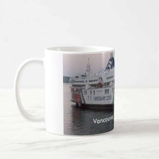 Vancouver, BC ferry souvenir koffiebeker Koffiemok (Links)
