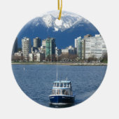 Vancouver BC Keramisch Ornament (Voorkant)