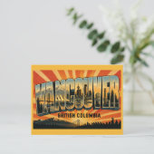 Vancouver BC Kustmetropool Briefkaart (Staand voorkant)