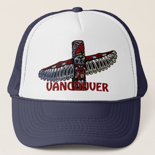 Vancouver BC Petten Souvenir Petten & Trucker Hats (Voorkant)