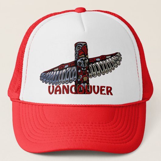 Vancouver BC Petten Souvenir Petten & Trucker Hats (Voorkant)