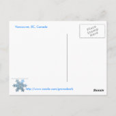 Vancouver, BC Skyline Briefkaart (Achterkant)