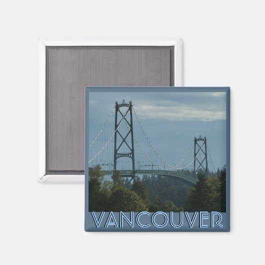 Vancouver BC Souvenir Magnets Vancouver Gifts Magneet (Voorkant / Achterkant)