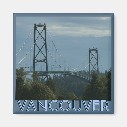 Vancouver BC Souvenir Magnets Vancouver Gifts Magneet (Voorkant)
