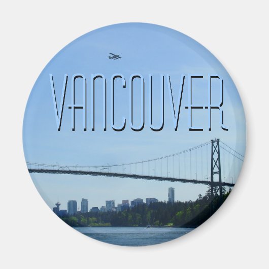 Vancouver BC Souvenir Magnets Vancouver Gifts Magneet (Voorkant)