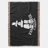 Vancouver Blanket Vancouver Inukshuk Souvenir Gift Deken (Voorkant Verticaal)