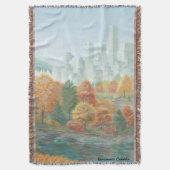 Vancouver Blanket Vancouver Skyline Art Souvenirs Deken (Voorkant Verticaal)