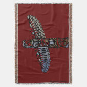 Vancouver Blanket Vancouver Totem Pole Souvenirs Deken (Voorkant Verticaal)