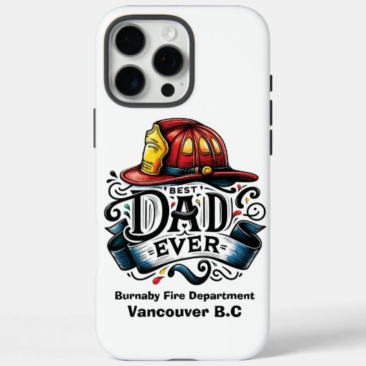 Vancouver brandweerman familie embleem Case-Mate iPhone case (Achterkant)
