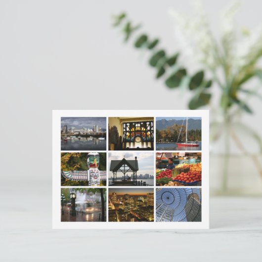 Vancouver Briefkaart (Staand voorkant)