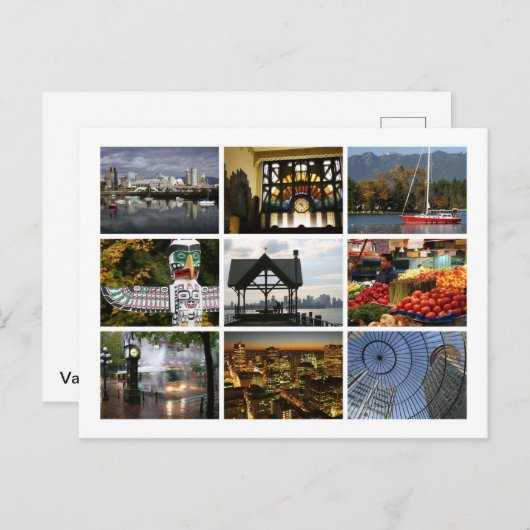 Vancouver Briefkaart (Voorkant / Achterkant)