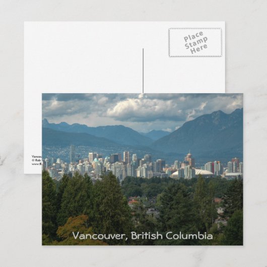 Vancouver Briefkaart (Voorkant / Achterkant)