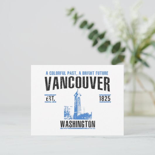 Vancouver Briefkaart (Staand voorkant)
