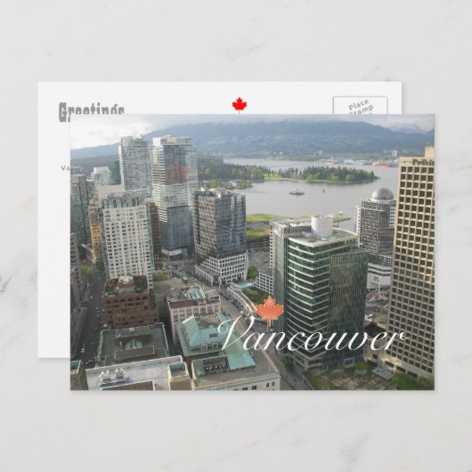 Vancouver Briefkaart (Voorkant / Achterkant)