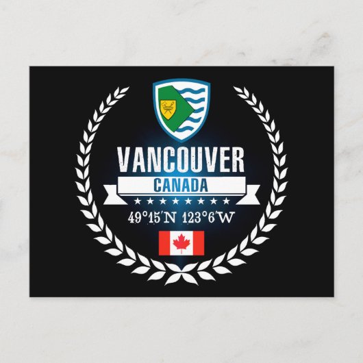 Vancouver Briefkaart (Voorkant)